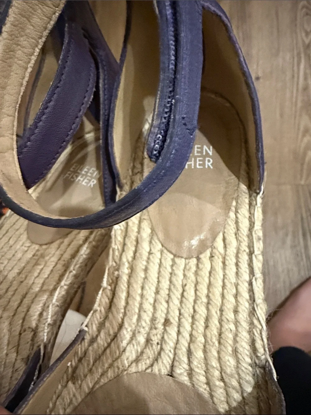 Eileen Fisher espadrille flat